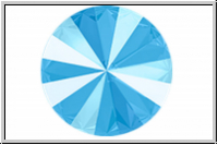 Swarovski� Rivoli 1122, 12mm, 001L114S - crystal, summer blue, backed, 1 Stk.