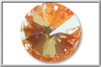 Swarovski� Rivoli 1122, 14mm, 001ULTORAB - crystal, ultra orange, AB, backed, 1 Stk.