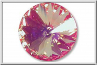 Swarovski� Rivoli 1122, 14mm, 001ULTPIAB - crystal, ultra pink, AB, backed, 1 Stk.