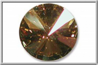 Swarovski� Rivoli 1122, 14mm, 001VE - crystal, verde, foiled, 1 Stk.