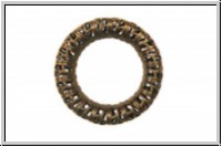 Ring "Filigree Ring" TRINITY BRASS, 23mm, antikmessingfb., Messing, 1 Stk.